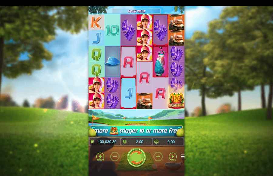 Super Golf Drive slot base game