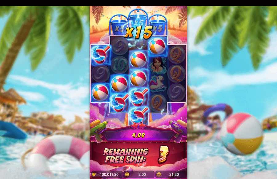 Songkran slot free spins feature